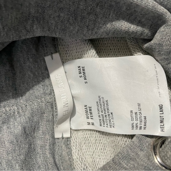 Helmut Lang Heather Gray Sweatshirt - Picture 5 of 5
